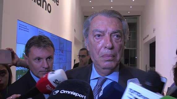 Moratti: "Lukaku è una sorpresa, non pensavo potesse fare così bene. Insigne? L'avrei preso volentieri"