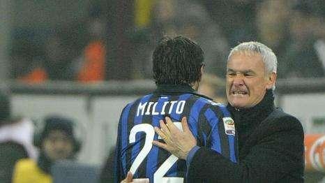 Ranieri e i suoi campioni: "Non avete scritto Milito?"