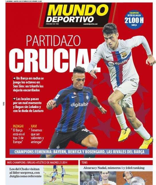 Prima Mundo Deportivo - Partidazo crucial