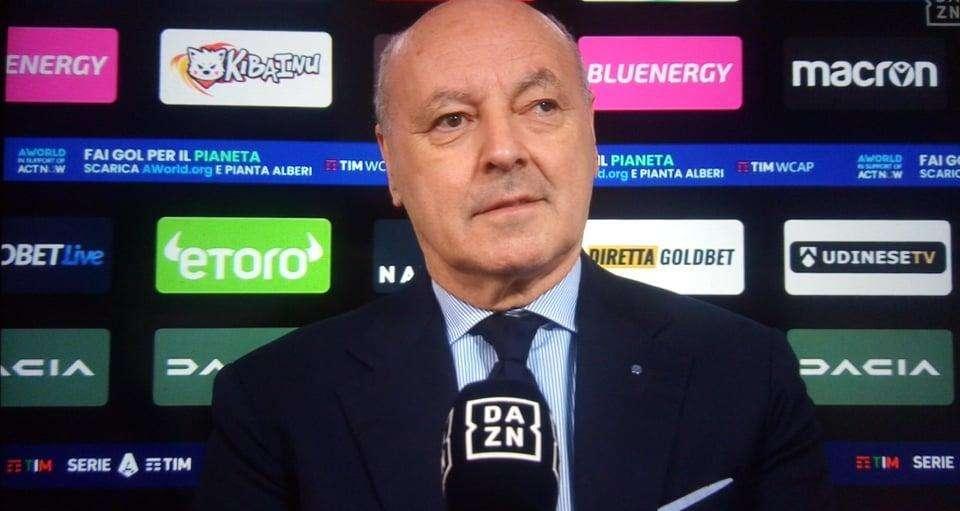 Marotta: "Abbiamo dimenticato Bologna. Partita di oggi un nuovo esame, dobbiamo ottenere il massimo"