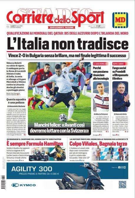 Prima CdS - L'Italia non tradisce, bis degli azzurri dopo l’Irlanda del Nord