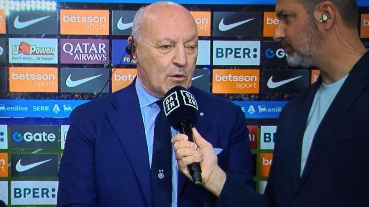 Marotta a DAZN: "Chivu, con Scudetto e Coppa stagione straordinaria"