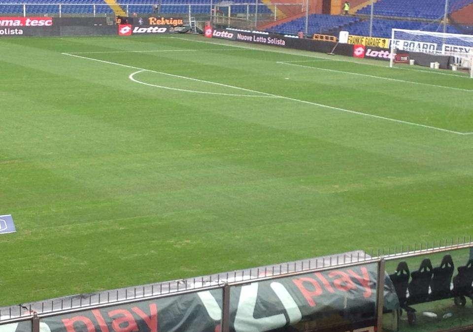 FOTO - Genoa-Inter si gioca: le condizioni del campo