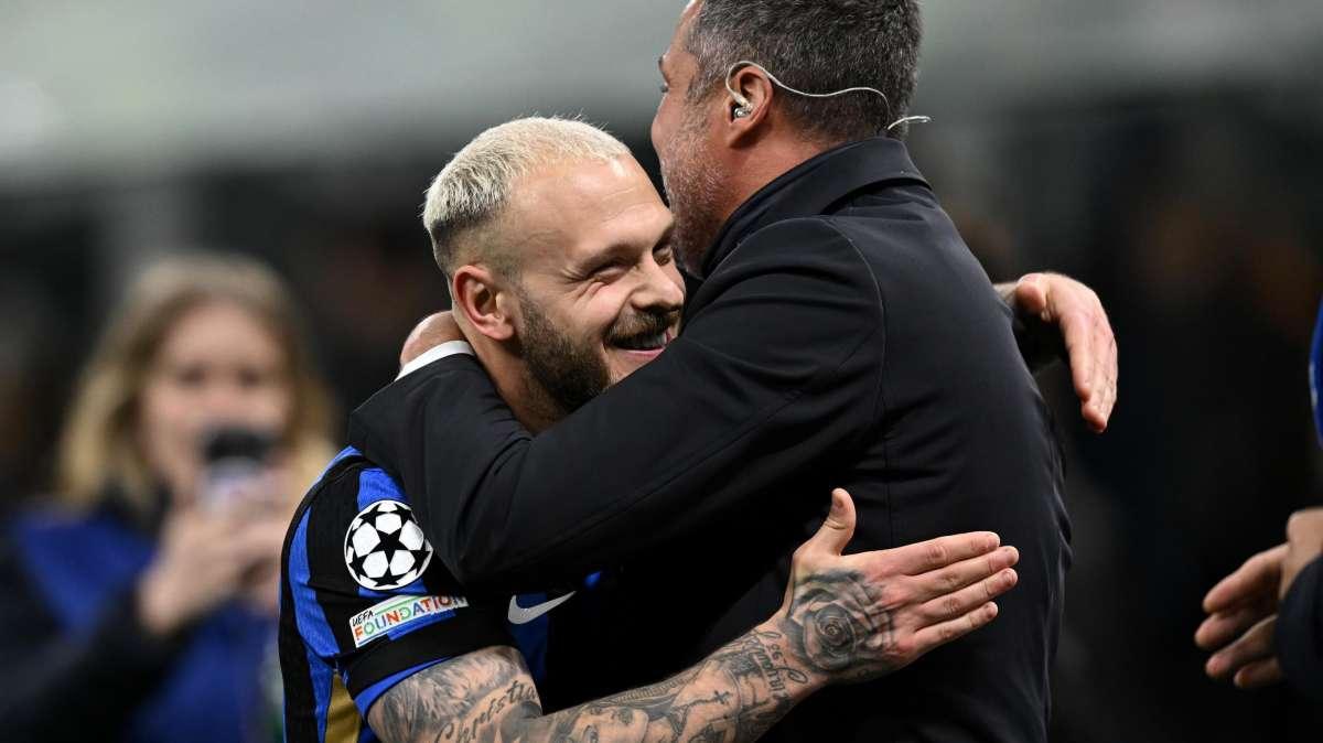 Dimarco esulta: "Sono queste le notti in cui batte il cuore dell’FC Internazionale. Tutti insieme!"