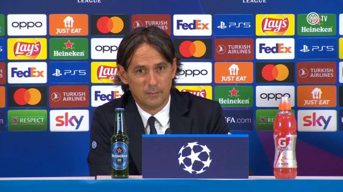Inzaghi in conferenza: "Nessun segnale, scelte di oggi dettate dalle rotazioni. Barella e Handa torneranno sabato"