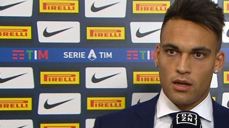 Lautaro Martinez a Dazn: "Contento per l'avvio di stagione, dedico il gol alla mia famiglia"