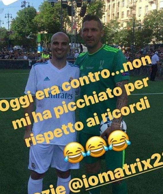 Cambiasso ritrova Materazzi: "Non mi ha picchiato per rispetto ai ricordi"