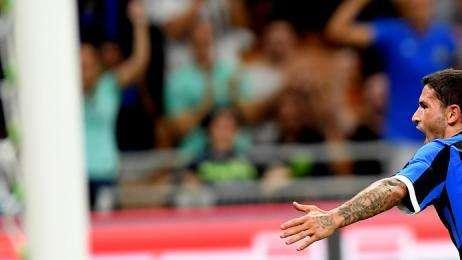 Due reti in campionato: Sensi dopo tre partite ha già eguagliato il suo record