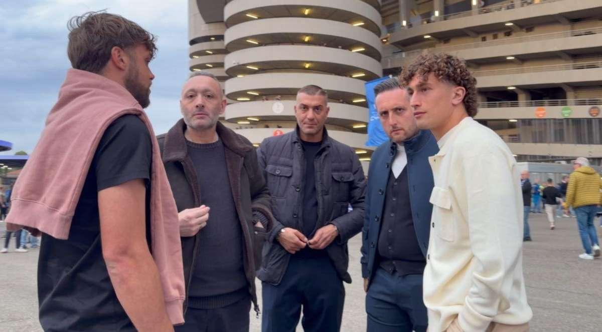 FOTO FcIN - Giuffredi a San Siro per Pio Esposito. Con lui il fratello Salvatore