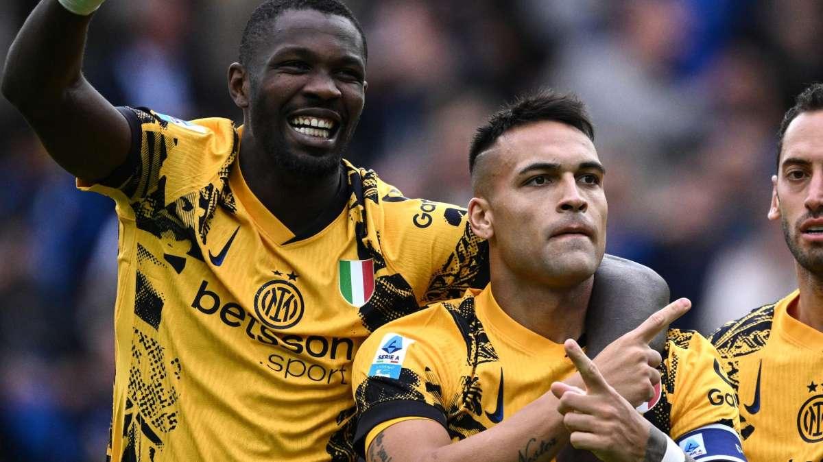 Thuram per Lautaro, l'asse vincente dell'Inter: quinto assist del francese per un gol dell'argentino