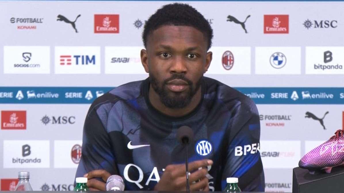 Thuram in conferenza: "Non molliamo, ma non siamo soddisfatti. Il rigore? L'avete visto anche voi..."