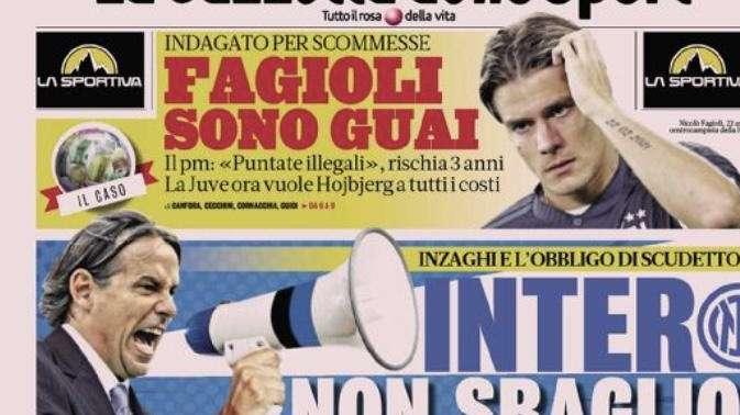 Prima GdS - Inzaghi e l’obbligo di Scudetto 