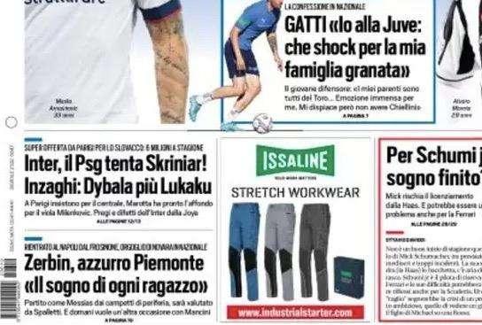 Prima TS - Inter, il PSG tenta Skriniar! Inzaghi: Dybala più Lukaku