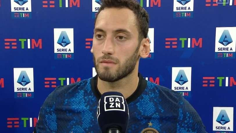 Calhanoglu a DAZN: "Abbiamo lavorato bene, contento per il sostegno dei tifosi"