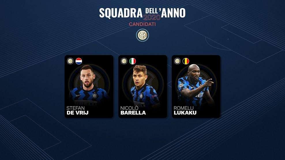 Uefa, squadra dell'anno 2020: ben tre interisti tra i candidati a entrare nella Top XI