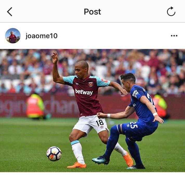 J. Mario: "Grazie al West Ham per questi 6 mesi"