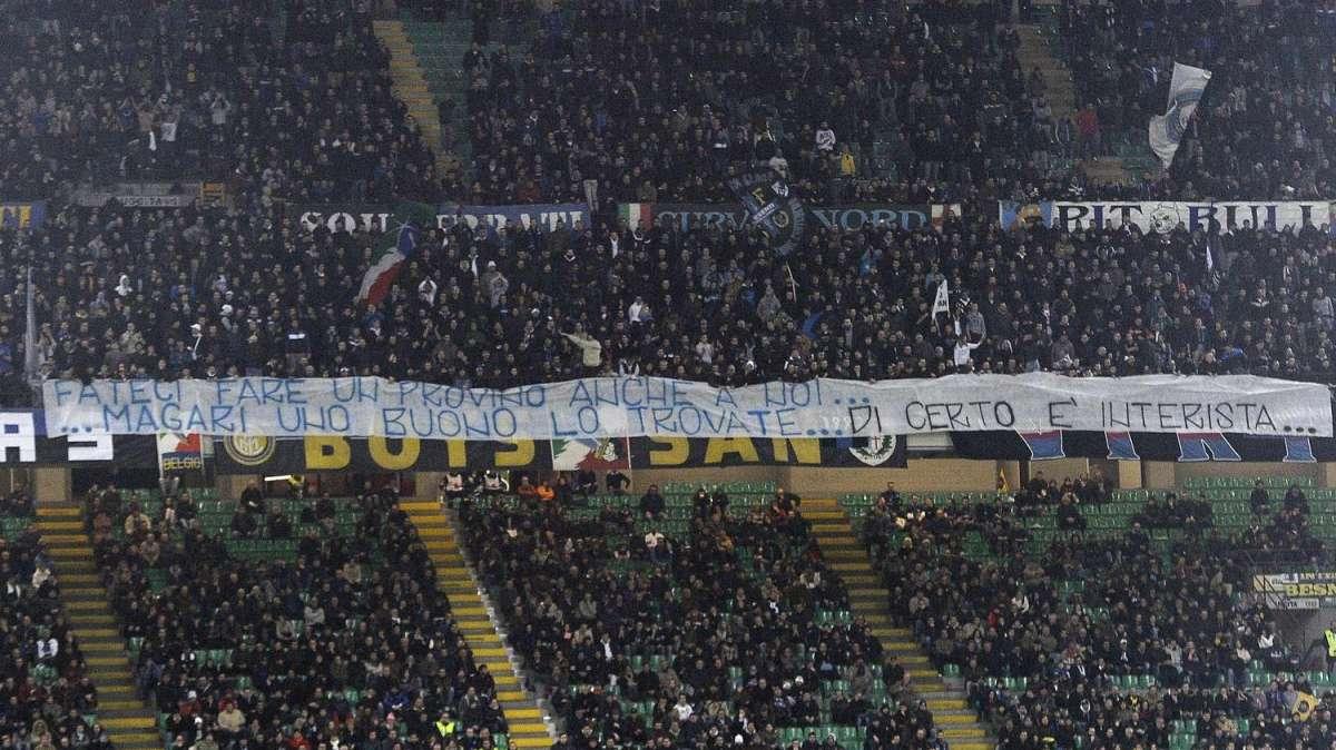 Caos Inter: anche la Curva Nord non ce la fa più