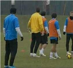 Contrordine: Leonardo rinvia l'allenamento