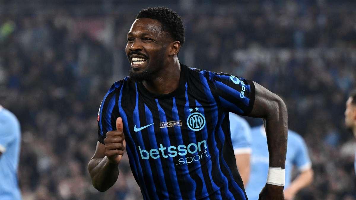 Inter, il guizzo scudetto di Thuram col Parma premiato come gol del mese