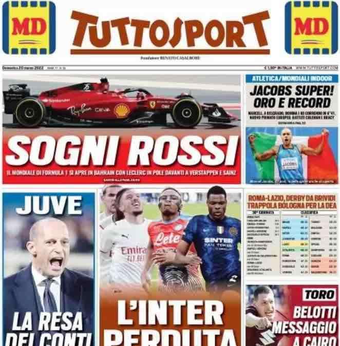 Prima TS - L'Inter perduta. Juve, la resa dei conti