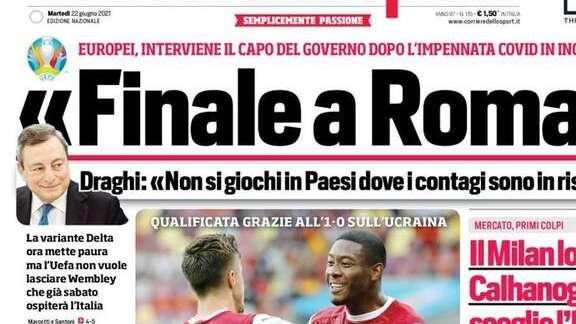 Prima CdS - Il Milan molla, Calhanoglu sceglie l'Inter