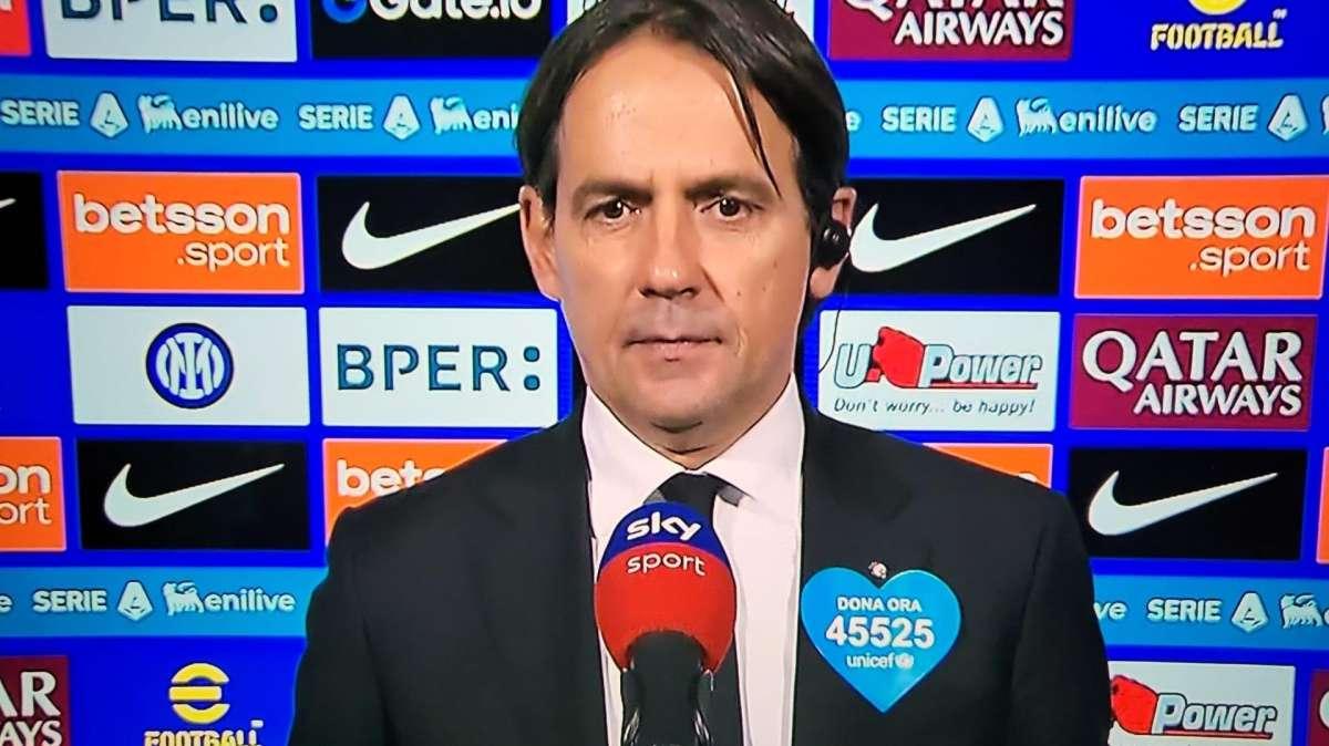 Inzaghi a Sky Sport:  "Complimenti al Como, il campo ci ha un po' penalizzati. Frattesi avrà un futuro lungo qui"
