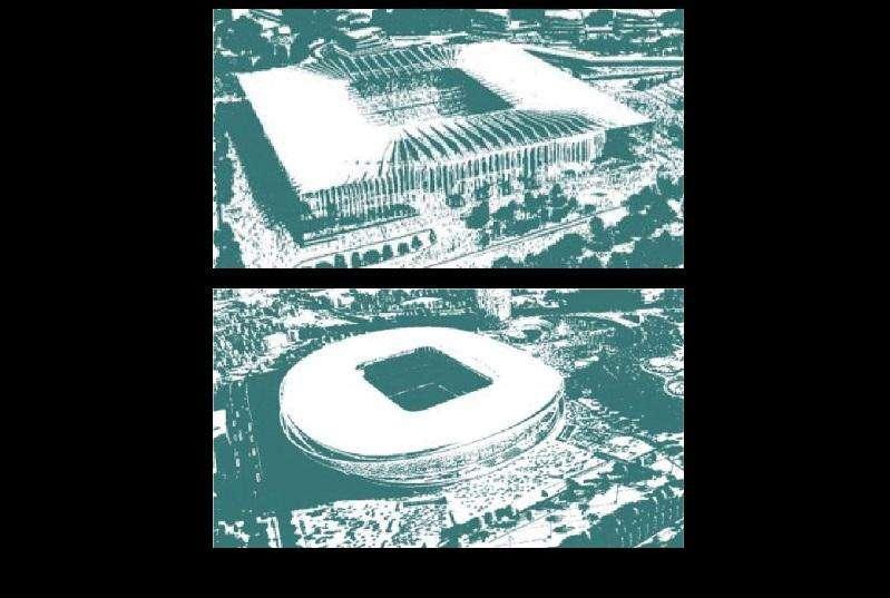 FOTO - Nuovo stadio, svelati i rendering dei due progetti: parallelepipedo per Populous, ovale per Manica-Cmr
