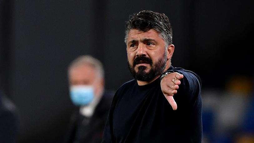 Napoli, Gattuso ammette: "Dopo la gara con l'Inter c'è stata un'involuzione"