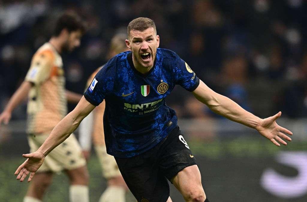 Gol di testa, Dzeko fa 14 in campionato: nessuno come l'Inter in Italia