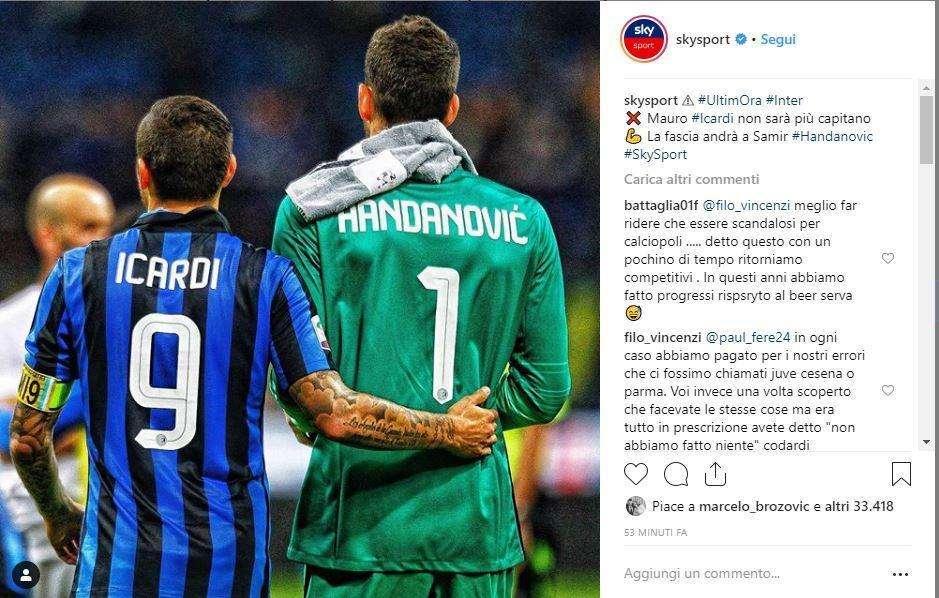 CdS - Icardi non è più capitano: quasi tutto lo spogliatoio è d'accordo con la società