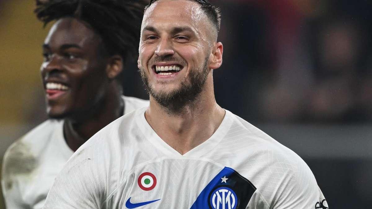 Genoa-Inter, Arnautovic svetta su tutti. Barella e Bastoni sul podio