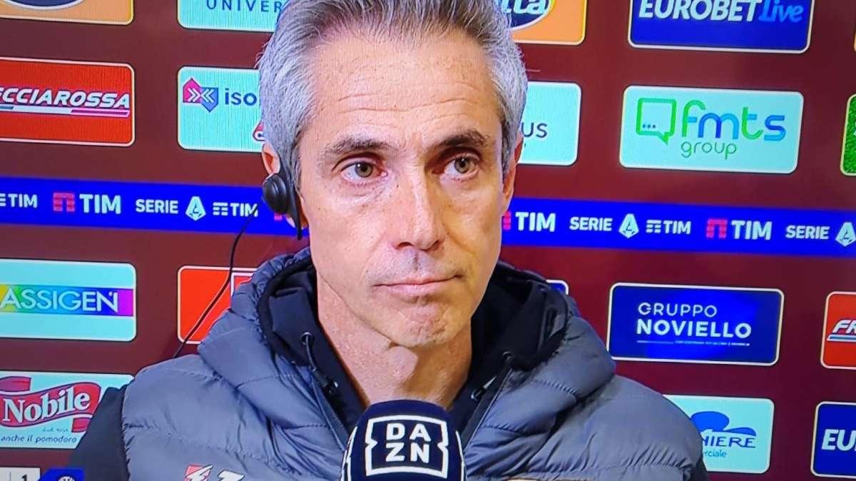 Salernitana, Sousa  a DAZN: "Sofferto tanto nel primo tempo, poi ci abbiamo creduto di più"