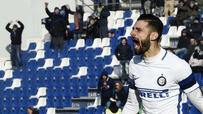 Candreva, il Sassuolo porta bene: al Mapei la prima rete in trasferta con l'Inter