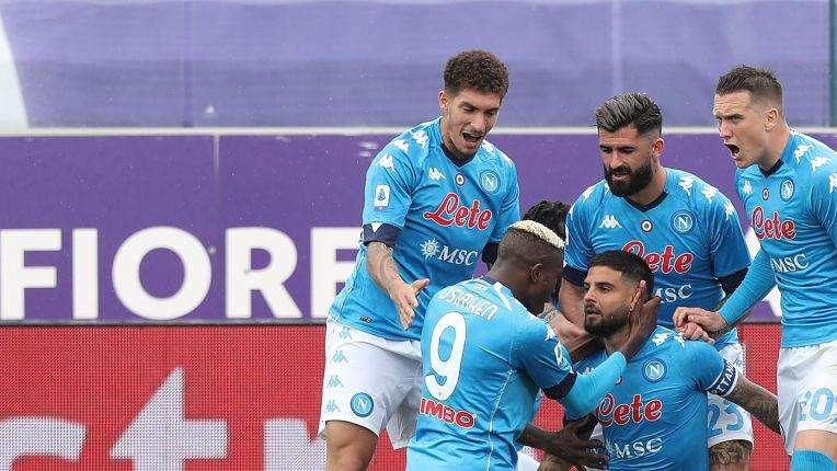 Il Napoli passa anche al Franchi e rispedisce la Juve in zona Europa League: 2-0 alla Fiorentina, azzurri terzi
