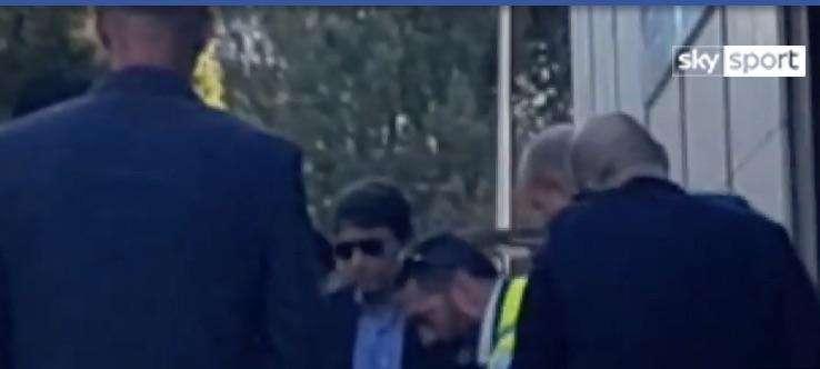 Sky - Inter, Conte atterrato a Madrid assieme alla dirigenza