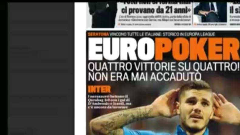 Prime pagine - Tutti concordi: l'Inter vince ma a fatica