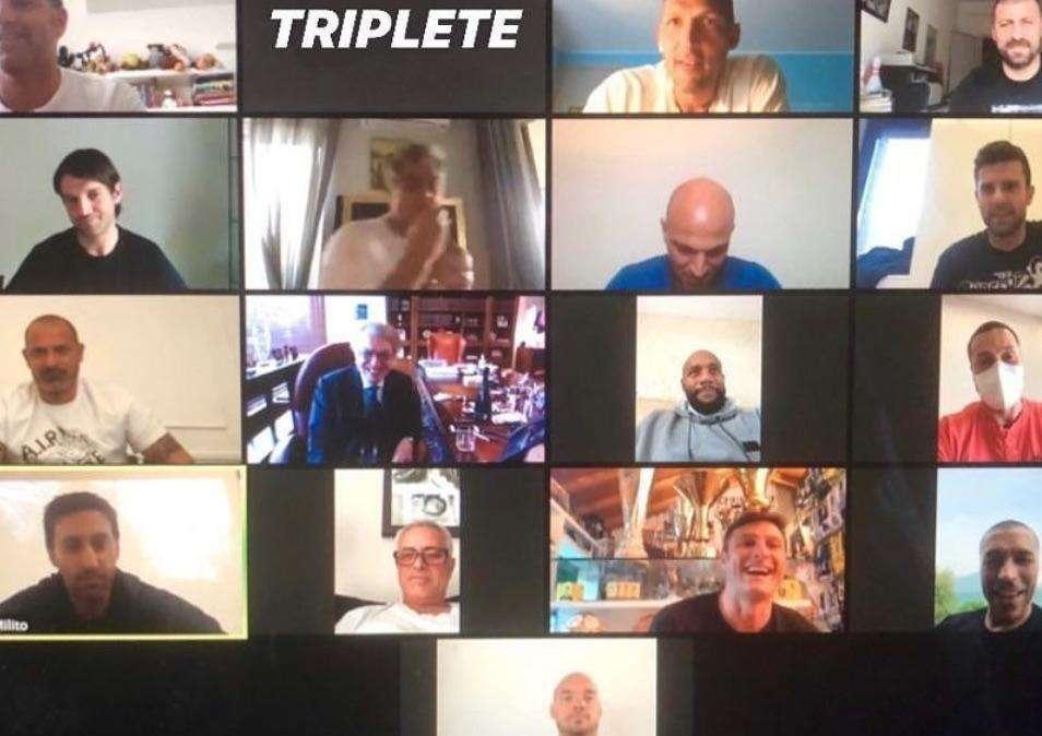 Inter, gli eroi del Triplete su Zoom: da Mourinho a Moratti, reunion nerazzurra