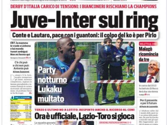 Prima CdS - Juve-Inter sul ring. Conte e Lautaro, pace con i guantoni: il colpo del ko è per Pirlo
