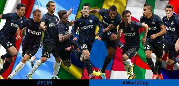 FOTO - Mondiali al via, l'Inter incita i nove nerazzurri