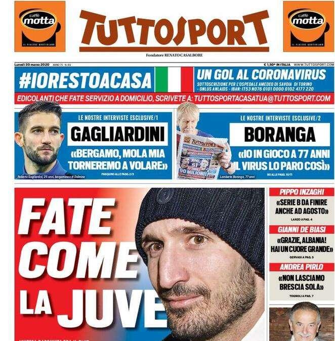 Prima TS - Gagliardini: "Bergamo, mola mia. Torneremo a volare"