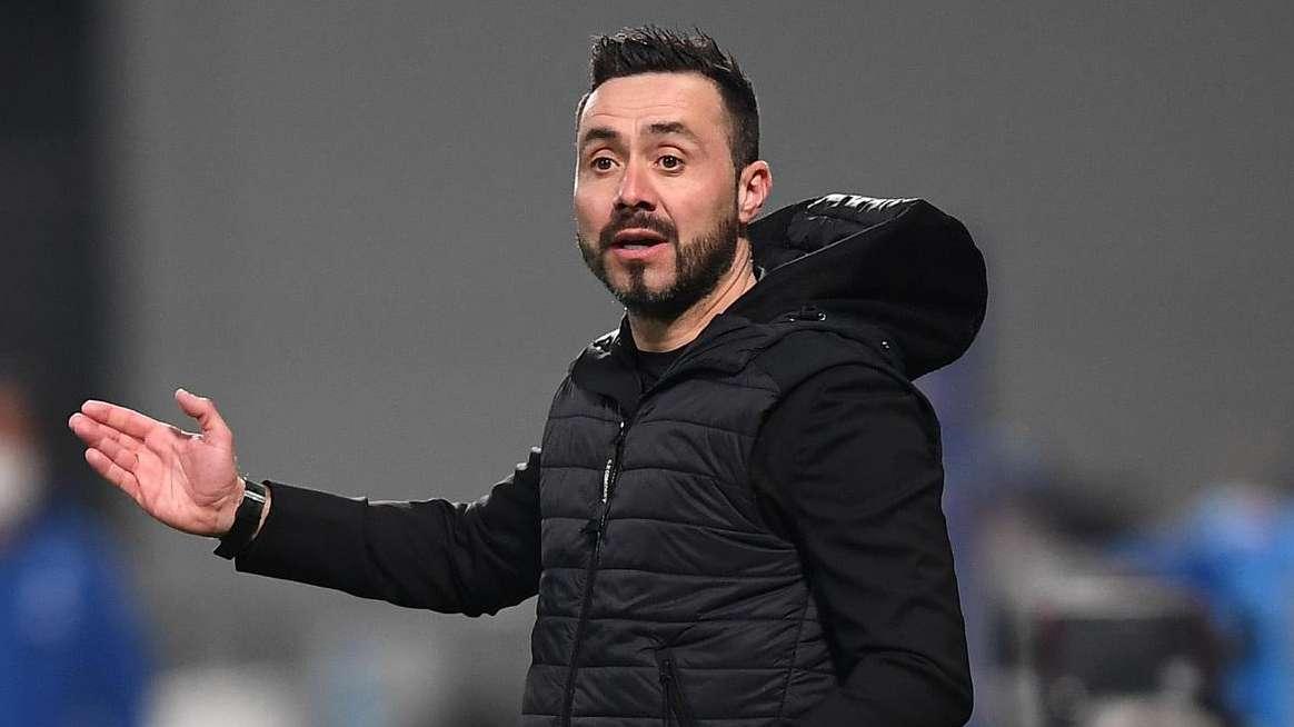 Sassuolo, De Zerbi: "Noi in Europa? Difficile se una delle sette davanti non buca. Contro l'Inter sarà dura"