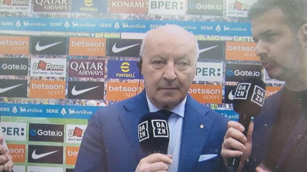 Marotta a DAZN: "Sono ottimista sul recupero di Thuram per mercoledì. A questa squadra dobbiamo dire solo grazie"