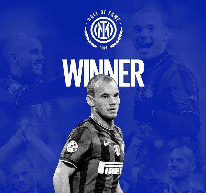 Hall of Fame Inter, ufficiale l'ingresso di Wesley Sneijder