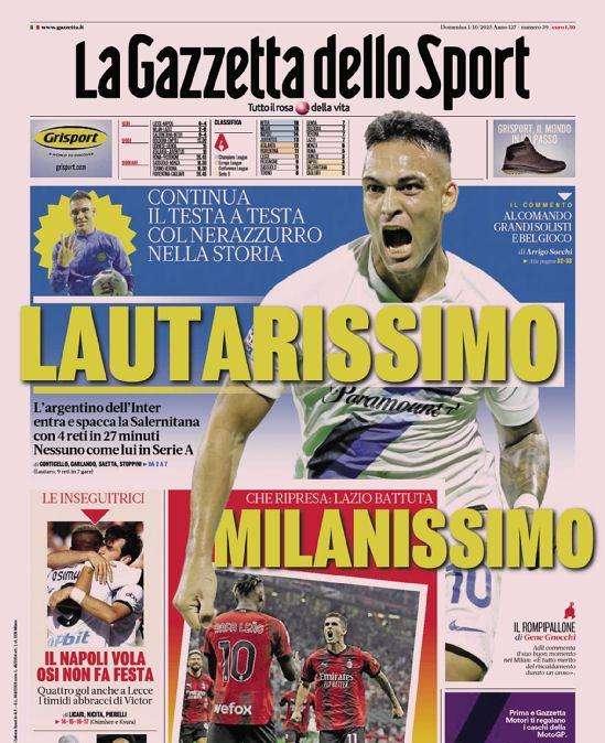 Prima GdS - Lautarissimo. L'argentino entra e spacca la Salernitana 