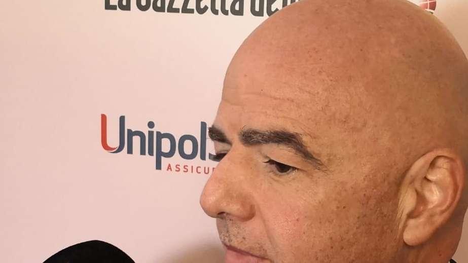 Infantino: "Mi rallegra enormemente che il Real Madrid sarà al Mondiale per club"
