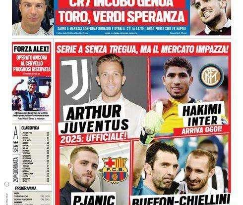 Prima TS - Serie A senza tregua, ma il mercato impazza. Inter, Hakimi arriva oggi