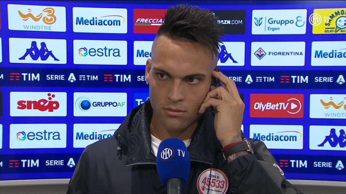 Lautaro a ITV: "Il rigore? Avevo fiducia. Importante vincere prima della Champions"