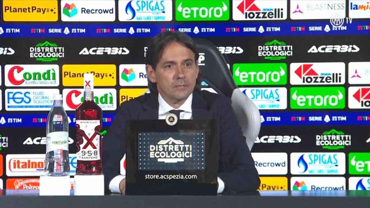 Inzaghi in conferenza: "Gosens 'penalizzato' da Perisic, ci sarà utile. Sbagliato parlare di titolarissimi"