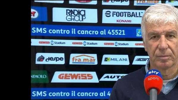 Atalanta, Gasperini a Sky: "Sfortunati sull'1-0 di Dzeko. Bene nel primo tempo, l'Inter ha fatto di più nel secondo"