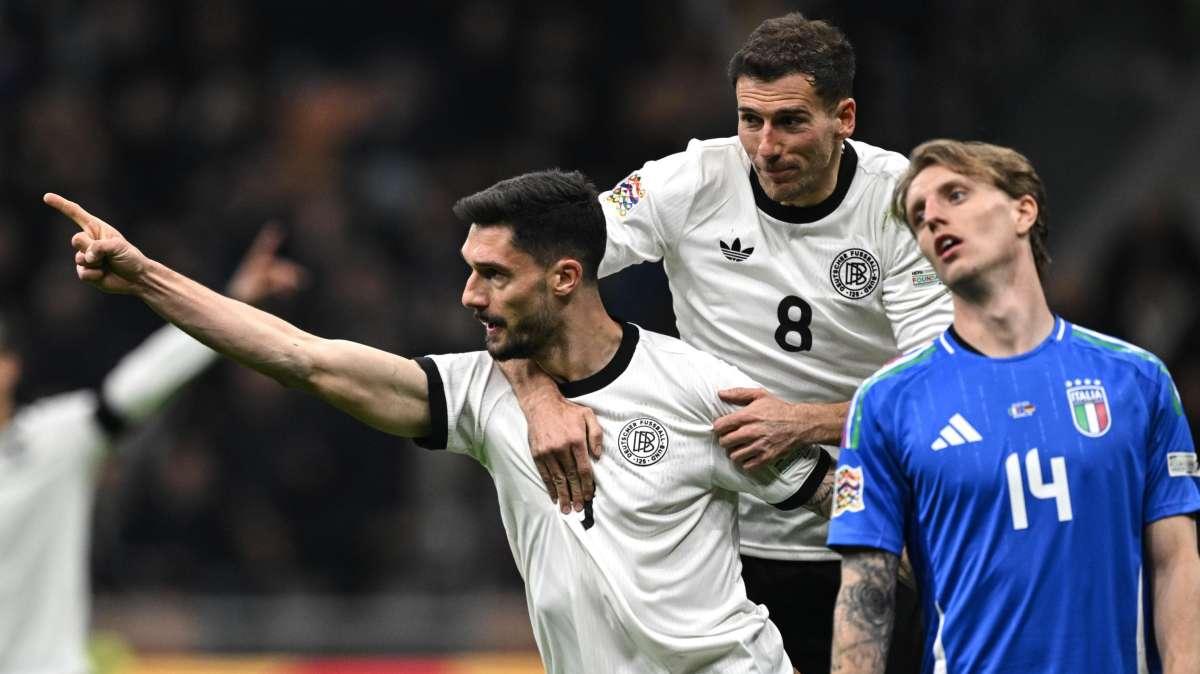 Tonali non basta: la Germania ribalta l'Italia. In campo tre interisti, Bisseck rinvia l'esordio 